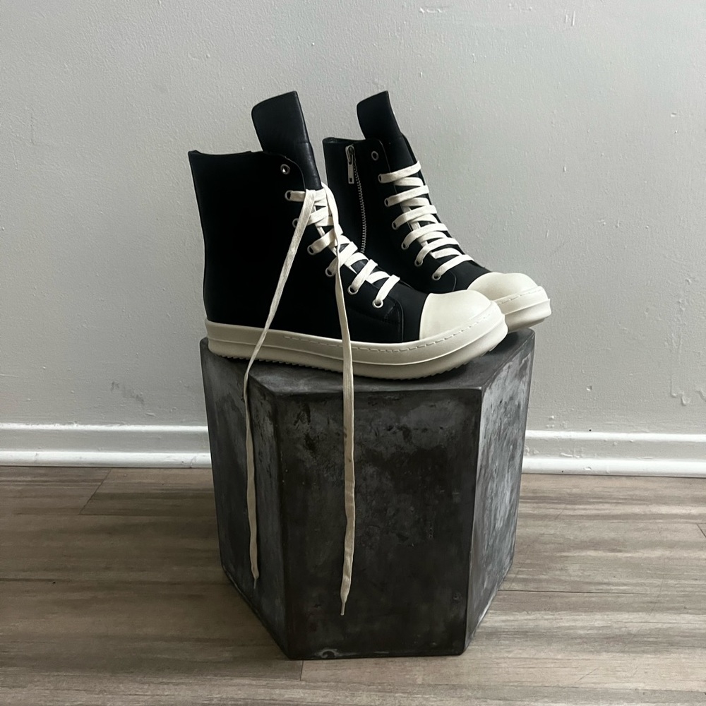 Used Rick Owens DrkShdw High Leather Size 10